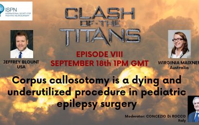 Corpus callosotomy is the topic of our next Clash of the Titans – Register today!