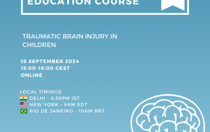 Registration is open for the ISPN Education Course for Nurses – Module 3: Traumatic Brain Injury in Children