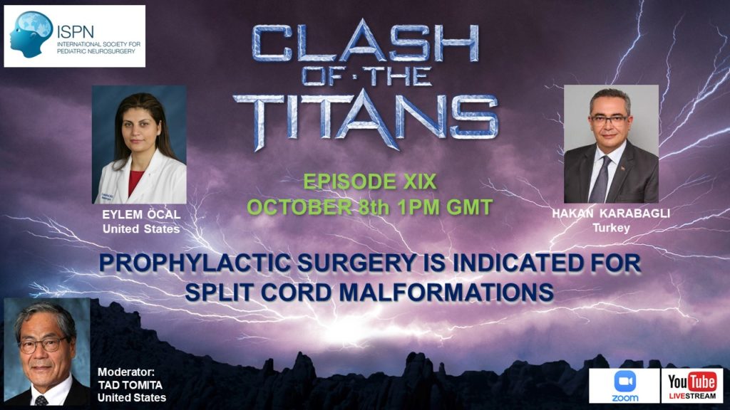 Announcing our next Clash of the Titans: Prophylactic surgery is indicated for split cord malformations