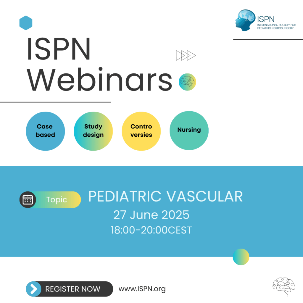 Pediatric Vascular – Register now for our next ISPN webinar!