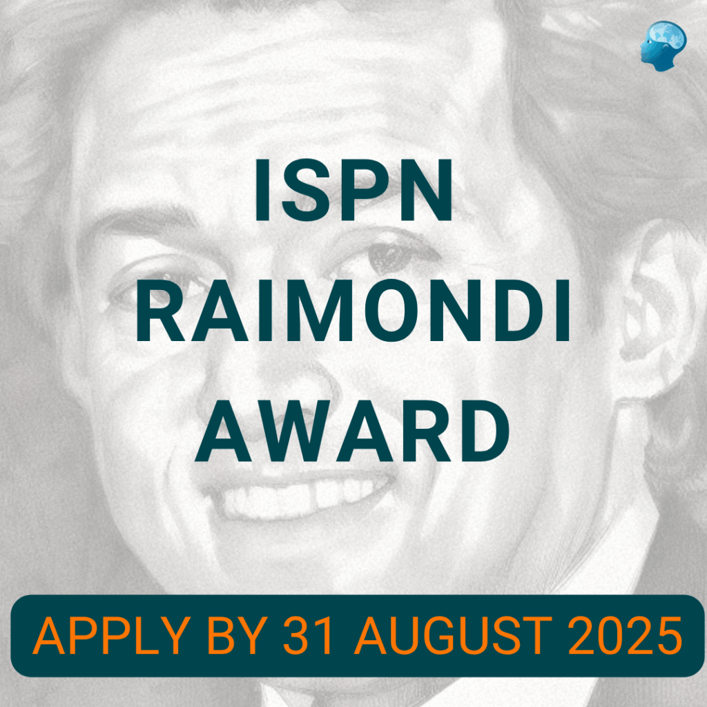 1 more month to apply for the ISPN’s Anthony J. Raimondi Award