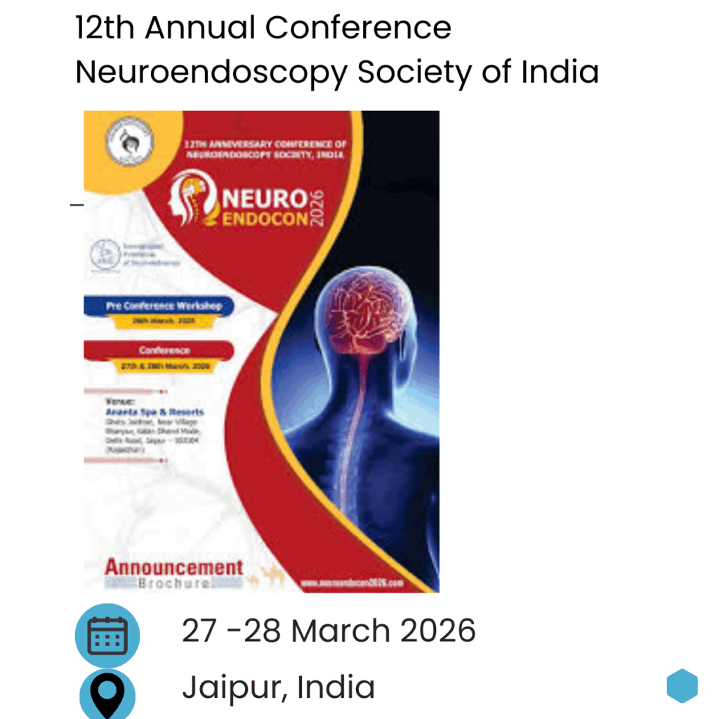 12th Annual Conference Neuroendoscopy Society of India, NESICON 2026