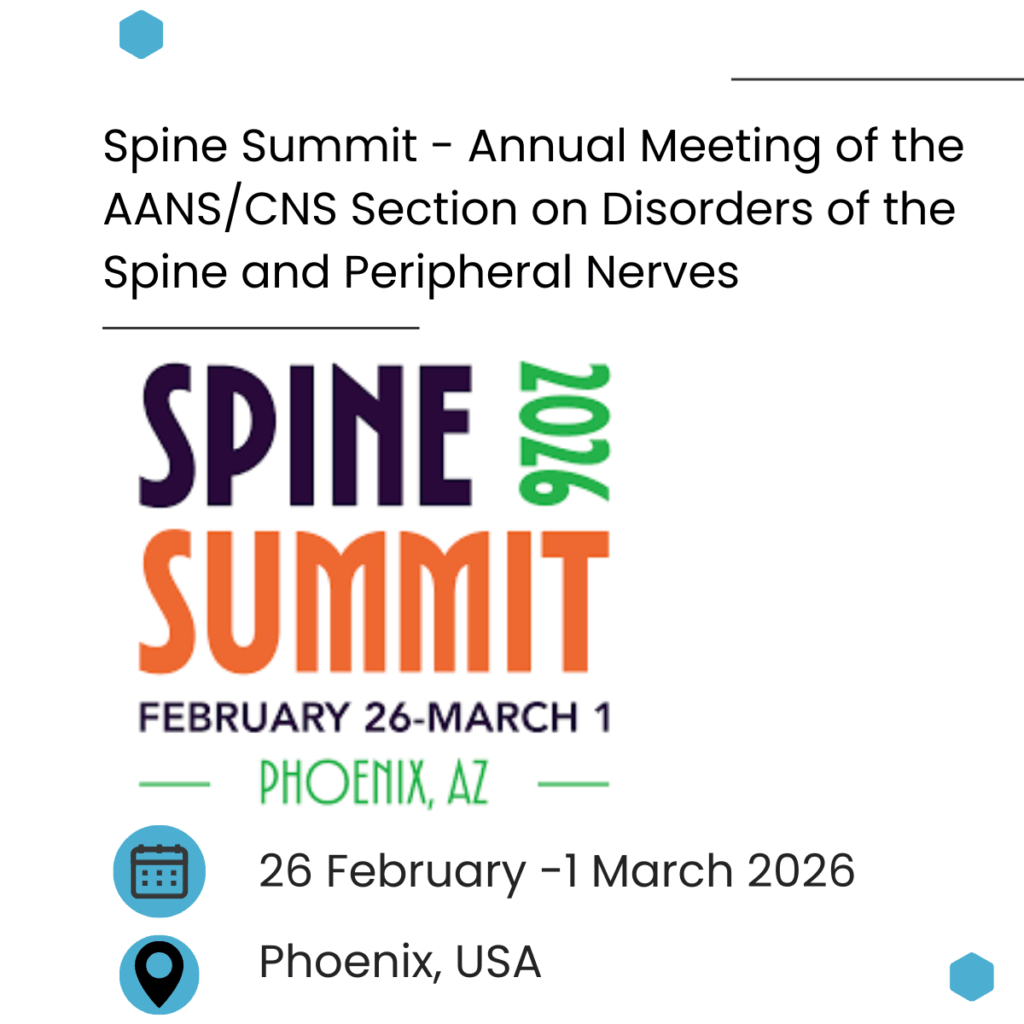 Spine Summit – Annual Meeting of the AANS/CNS Section on Disorders of the Spine and Peripheral Nerves